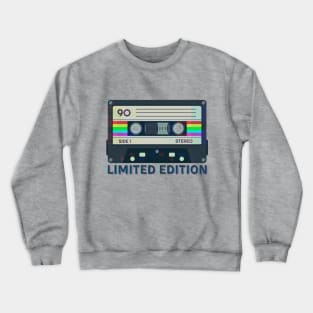 Limited Edition 90's Cassette Tape T-shirt Crewneck Sweatshirt